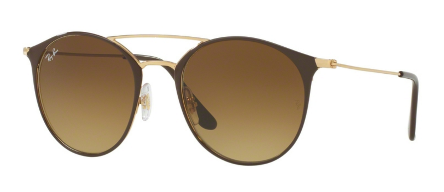 Ray-Ban RB3546 900985 Gold Top Brown